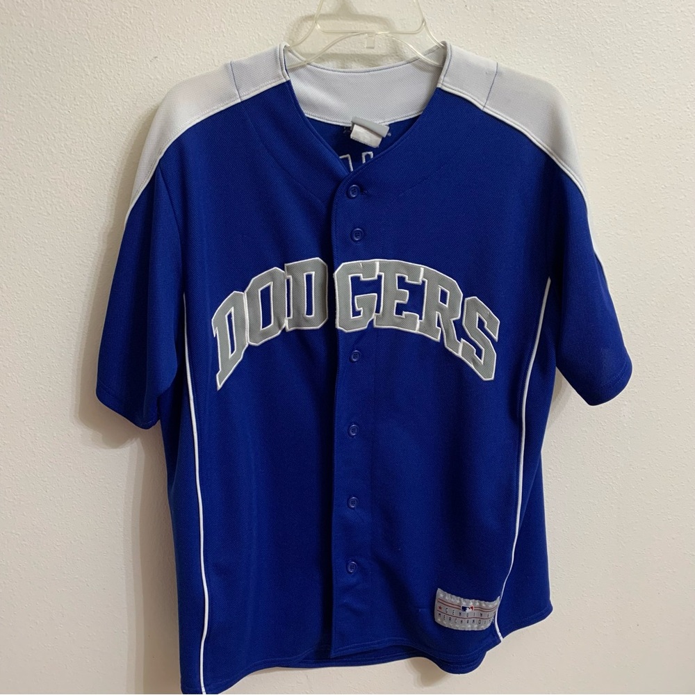 Dodgers baseball button up.